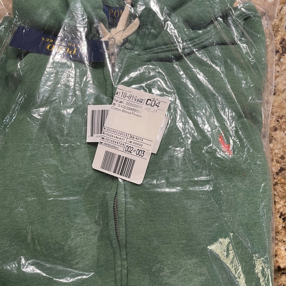 Polo zip up hoodie